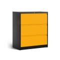 Metal 3 Drawers Laterial File Cabinets