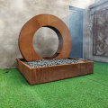 Corten Steel Garden Water feature art decoration