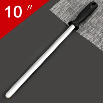 Musats 10 inch Ceramic Sharpening Rod knife sharpener with ABS Handle Honing Knife Sharpener for Knives Sharpening steel