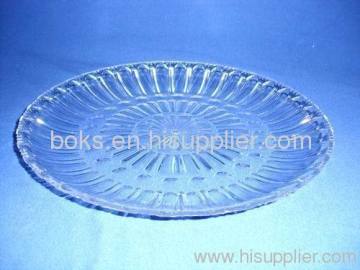 Round Transparent Plastic Fruit Plate &amp; Trays 