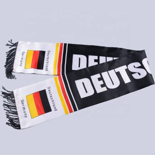 high quality knitted polyester Germany football scarf