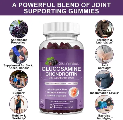 Glucosamine Chondroitin Gummies Joint Support with MSM