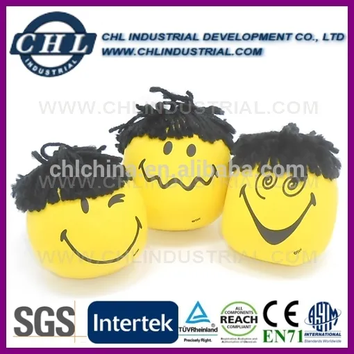 Wholesale funny face ball with logo printed
