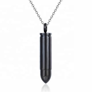 Custom Logo Stamped Yiwu Aceon Stainless Steel Bullet Pendant