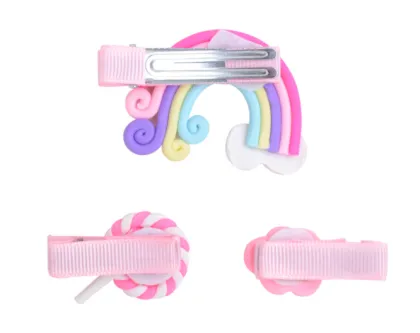 Cute design kids hair accessories cartoon hair clip