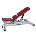 Kostenlose Gewichte einstellbare Bank Fitness Equipment Gym Maschine