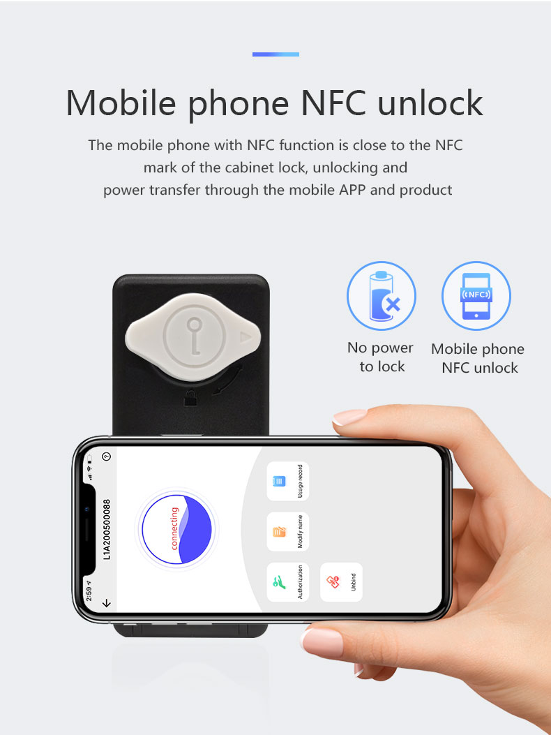 912 Intelligent Anti-Theft NFC Smart Cabinet Lock