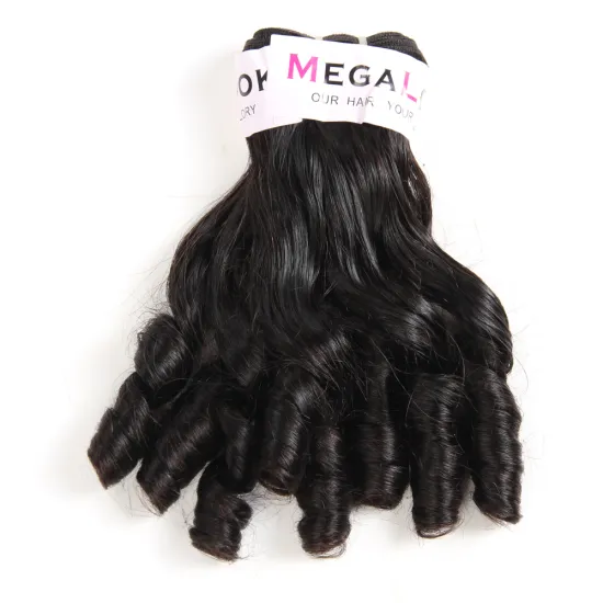 9A 10A Grade Fumi Baby Curl Hair Bundles Natural Raw Indian Remy Virgin Human Hair