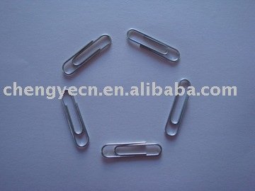 galvanized office paper clips