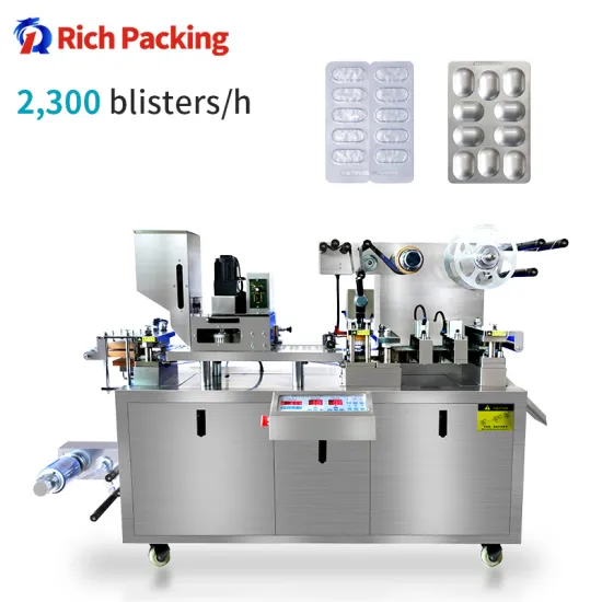 DPP80 Automatic Alu-PVC Alu Plastic Blister Packaging Machine for Tablets and Capsules