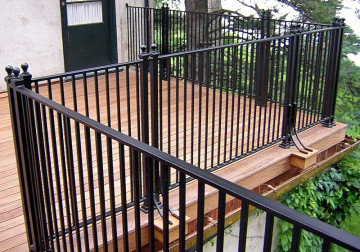 Contemporary Linear Designer Simple Balcony Railing