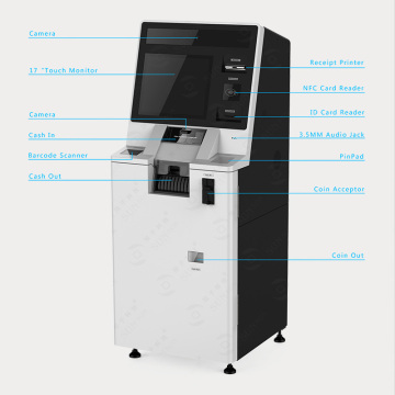 Cash-in and Coin-in Deposit ATM Machine