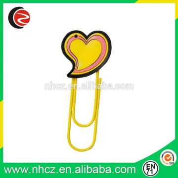 Yellow Heart Flip Effect Bookmark