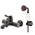 Brass Single Lever Bathtub Faucet With Handshower