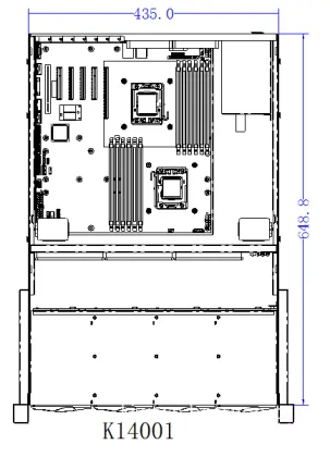 4U storage server chassis