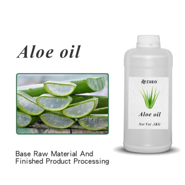 Fornecimento por atacado 100% de óleo transportador de aloe vera puro e natural para óleo de cosméticos