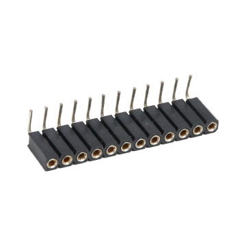 Conector de encabezado de encabezado redondo IC de 2.54 mm de 2.54 mm R/A 7.0 mm