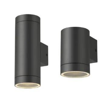 Modern LED Wall Light for Indoor and Outdoor Use - Stainless Steel Body
