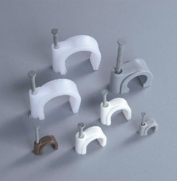 Hot Sale Circle Cable Clips,Circle Nail Cable Clips, HDSR-5mm