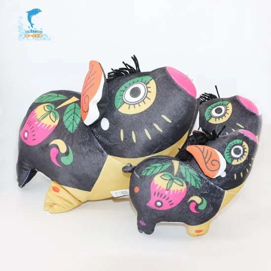 ICTI ODM 32cm pig toy stuffed animal plush soft toys