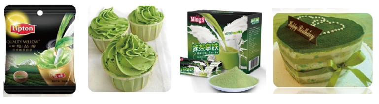 matcha powder application