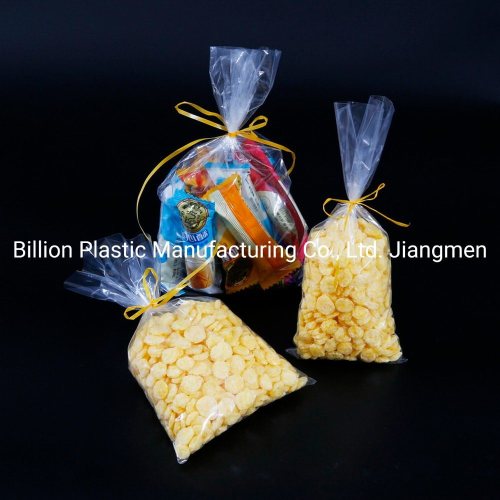 Clear Plastic Food Snack Doggie Packaging Take Out Bag