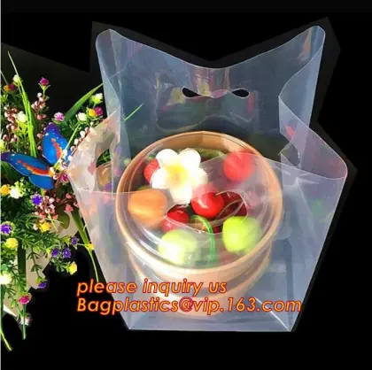 promotional customized PP bakery bag, pp food grade bakery bread bag, gift package bag