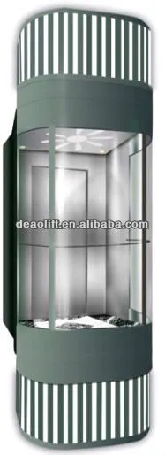 Outdoor Elevator Glass Door Auto Glass Lift