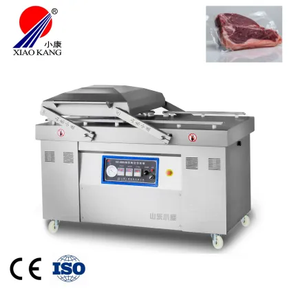 CE Certified Frozen Corn Packaging Machine - Shandong Xiaokang DZ-500/2S Double Chamber Vacuum Packaging Machine