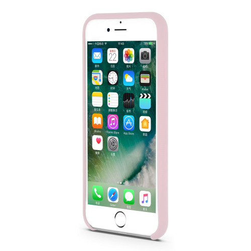 Factory colorful liquid silicone case for iphone7 plus