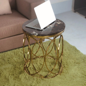 elegante stijl koffie tafel met marmeren top