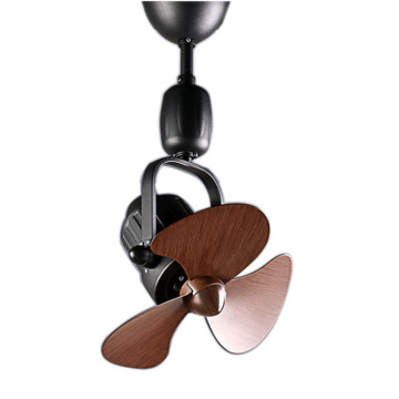 16 Inch Wood Color Blade DC Motor Ceiling Fan with Smart Direction Adjustment
