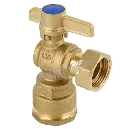 China Factory's Acs Approved Anti-Theft Brass Lockable Water Meter Ball Valve