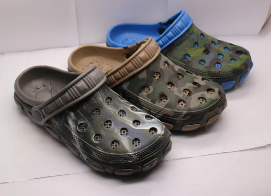 Wholesale camouflage color eva slippers and sandals manufacture