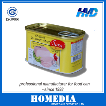 198g Tin Box for pork luncheon meat