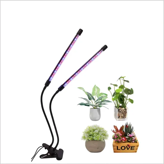 2024 Factory Full Spectrum Indoor Greenhouse Clip 10W 3 Light Modes LED Grow Light
