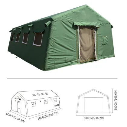 Waterproof and Coldproof Inflatable Tent for Camping, Emergency Rescue, and Disaster Relief