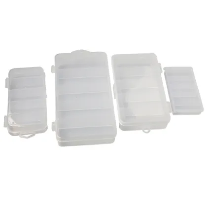 Wholesale Fishing Lure Tackle Box Clear Plastic Accessories Box for Fishing Lures
