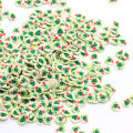 Schöne grüne Weihnachtsbaum geformte Polymer Clay für DIIY Ornamente Holiday Party Dekoration Nagel Körperteile