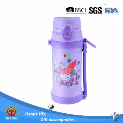 Baby Thermos Flask Bottle With Straw