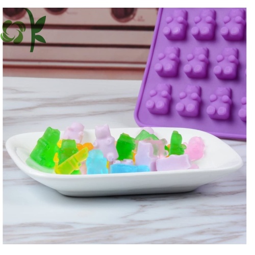 Molde Cartoon Bear Silicone Candy Chocolate