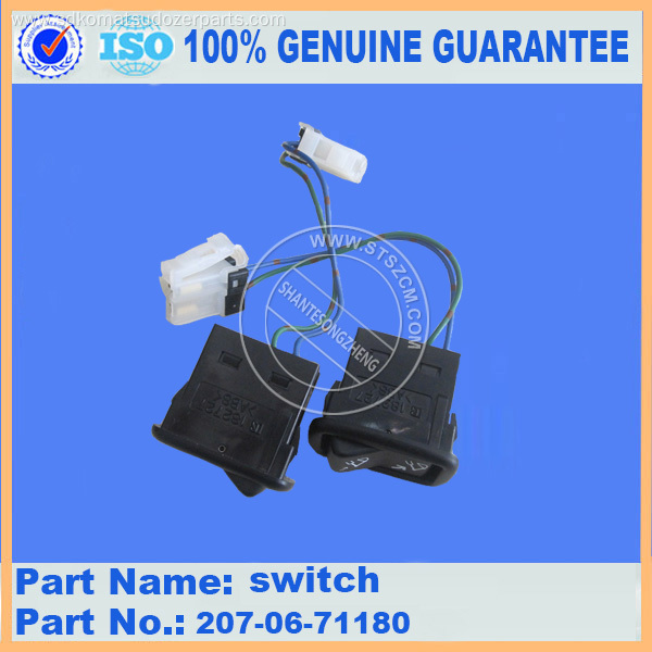 PC300-7 PC1250-8 PC400-7 cab floor console switch 207-06-71180