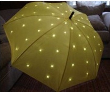 Gift Umbrella ,Straight Promotional Umbrella Handle with LED Fashlight