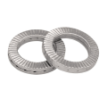 Serrated lock special washer double fold locking washer