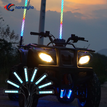 8 Pods RGB Aluminum LED Underglow Light Kit with App & RF Remote Control - Music Mode
