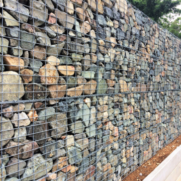 ISO9001 Certified Heavy Welded Hot Dip Galvanized PVC Gabion Box Wall at Factory Price