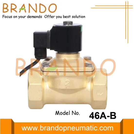 2'' IP68 Underwater Brass Solenoid Valve Water Fountain
