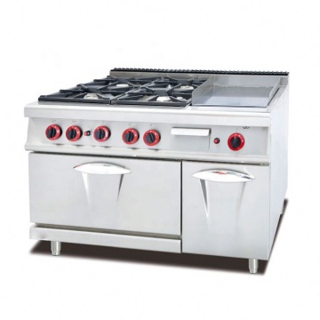Commercial Contact Grills: 220V Electric Smooth + Ribbed Iron