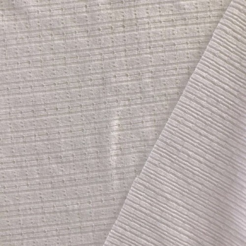 Bar Pattern Knit Sweater Fabric