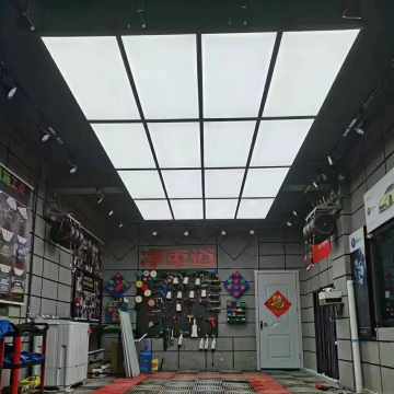 자동차 세부 사항 상점 천장을위한 벌집 모양의 육각형 LED 조명 램프